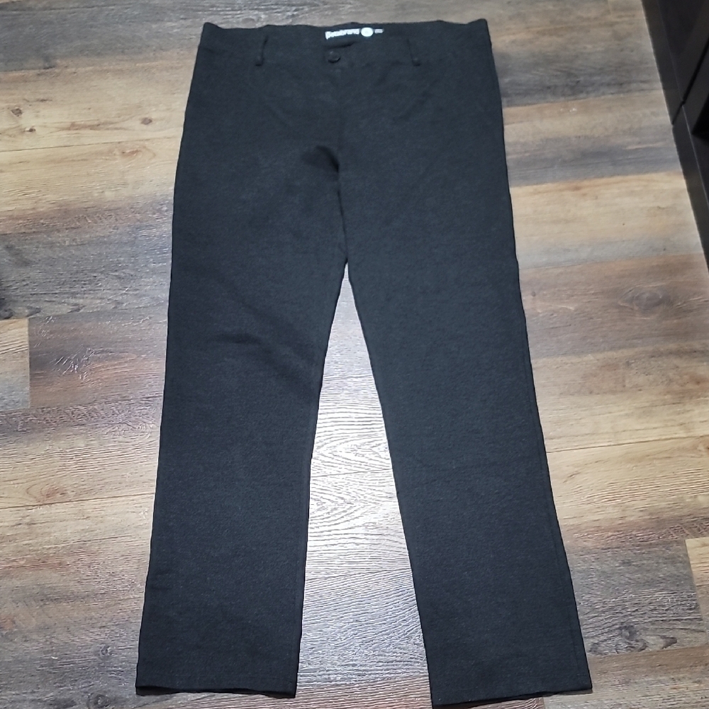 Betabrand Black Straight Leg Pants